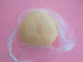 取出面团放入食品袋，放入保鲜室中冷藏发酵一夜