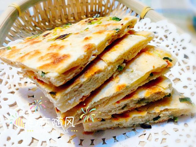 发面葱花饼