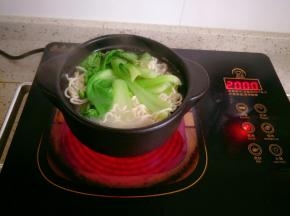 加入青菜