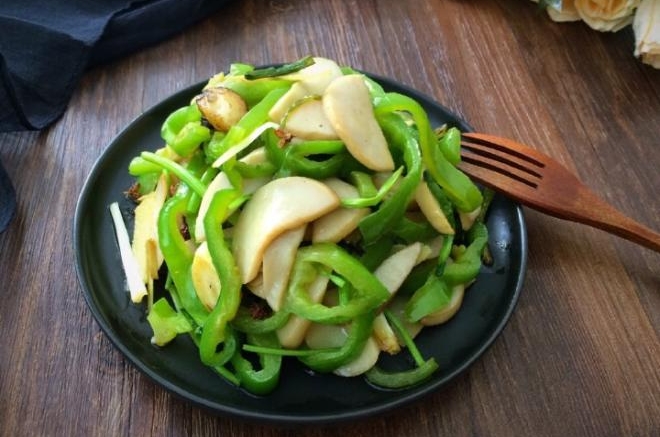 尖椒炒杏鲍菇