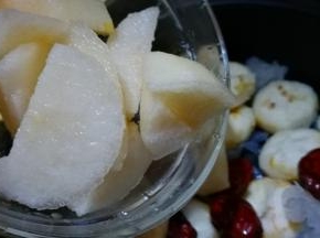 倒入鸭梨块儿