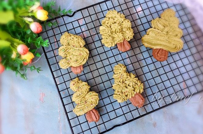 圣诞树曲奇饼干