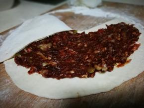 空白的一角折叠起来