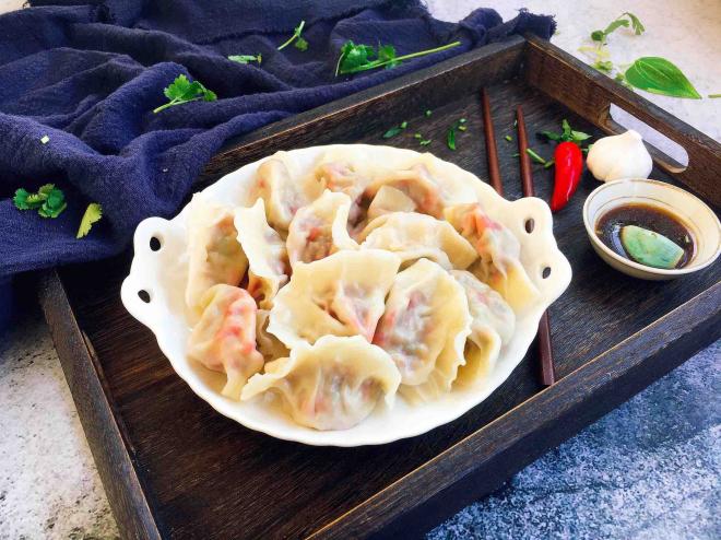 年味素饺子 香干面筋绿豆芽饺子