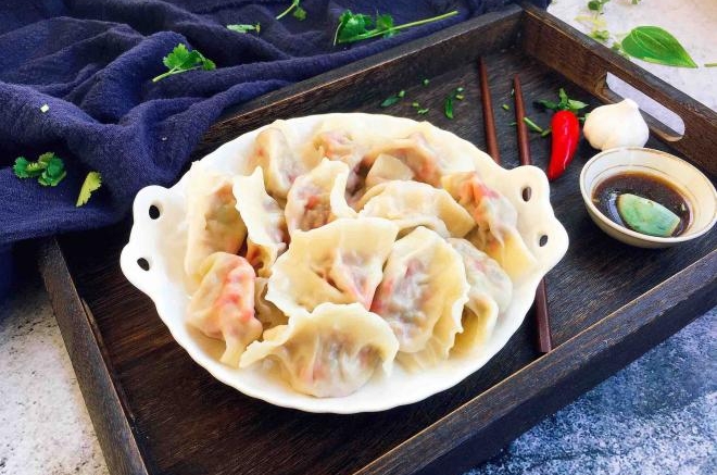 年味素饺子 香干面筋绿豆芽饺子