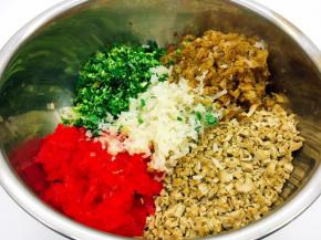 把所有的主要食材都准备好了。