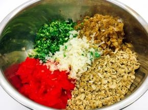 把所有的主要食材都准备好了。