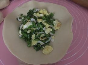 包入韭菜鸡蛋馅料