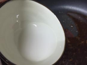 熬煮开后加入淀粉水