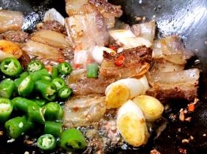 加入杭椒
