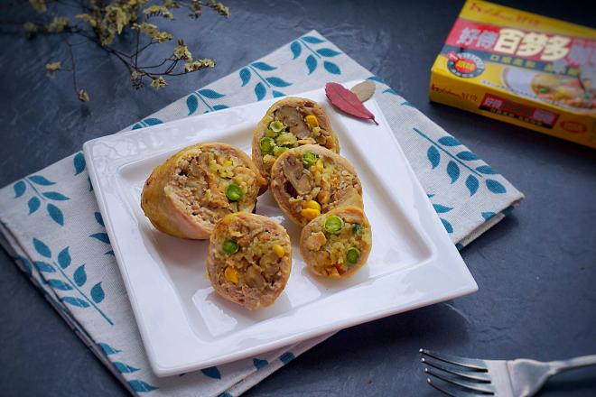 咖喱鸡腿包饭