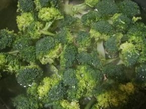西兰花切成小朵，用盐水浸泡十分钟，再用清水冲洗干净。