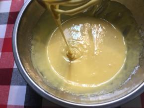 混合好的面糊状态