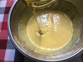 混合好的面糊状态