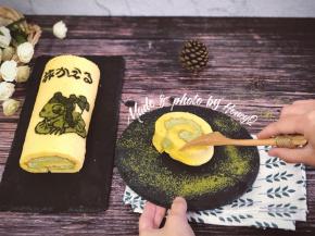 蛙儿砸，老母亲给你做了蛋糕卷啦，赶紧回家吧