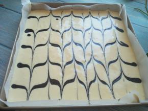 再用筷子竖着来回划几道