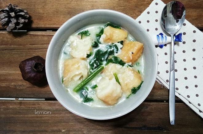 油条蔬菜蛋花汤