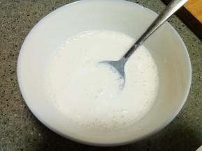 加水调成特别稀的面糊