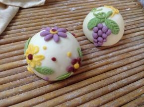 我还做了一个葡萄的，然后饧发30分钟