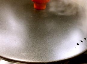 盖上锅盖，中火烧二十分钟
