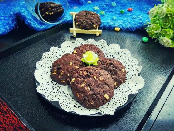 燕麦巧克力脆饼