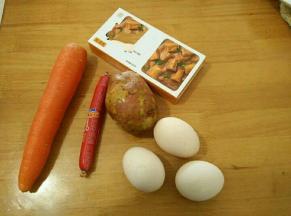 首先要准备好食材。