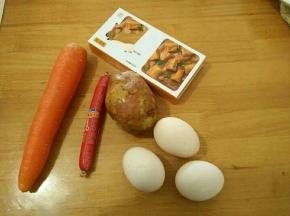 首先要准备好食材。