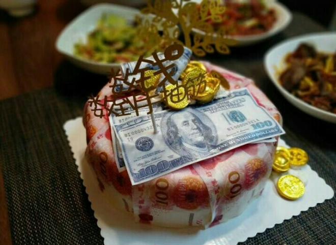 财源滚滚蛋糕