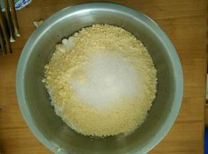 所有材料混合。