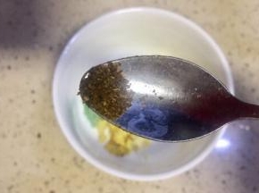 放入花椒面