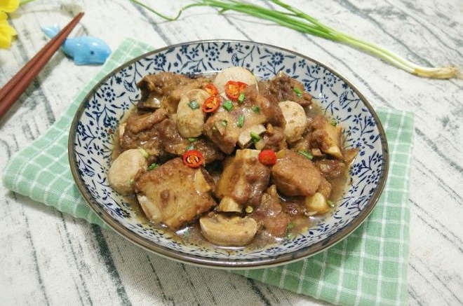 黄豆酱蒸排骨