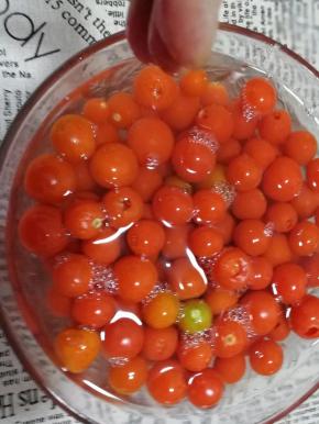 用清水快速清洗一下，