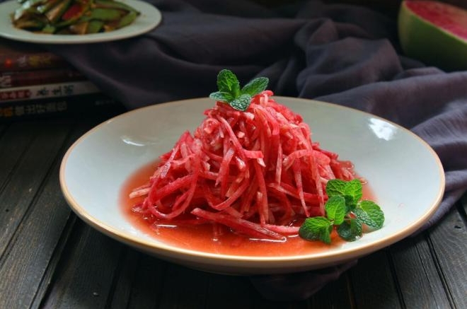 糖醋心里美萝卜丝