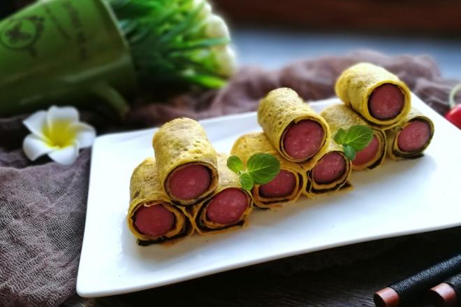 年夜菜~锦绣苔味香肠卷