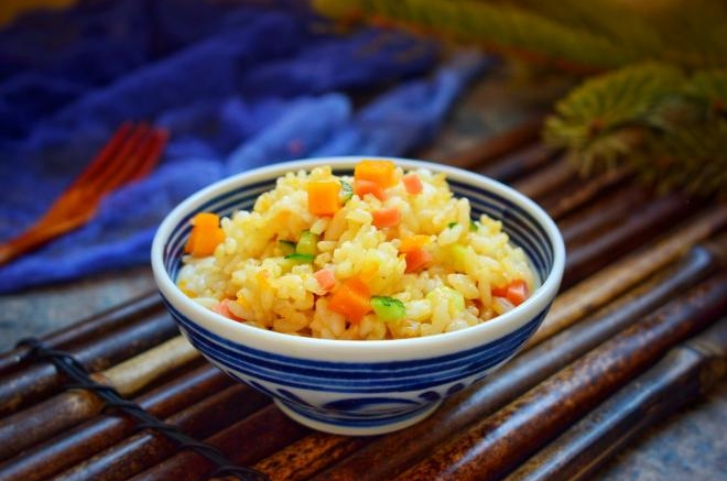 南瓜火腿炒饭