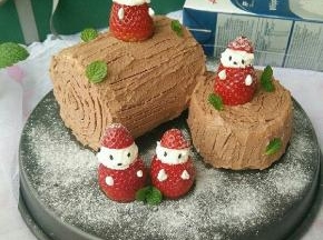 最后摆上小雪人。