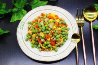 这道五彩缤纷的金玉满堂就好了