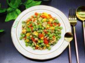 这道五彩缤纷的金玉满堂就好了