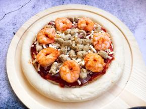 放入黑胡椒牛肉粒。