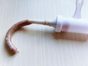 之后用力压，自制肠就搞定了呦～