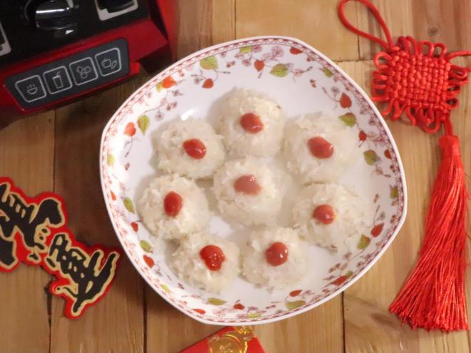 珍珠鸡肉丸子——破壁机轻食年菜