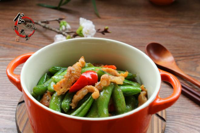 肉丝炒甜豆