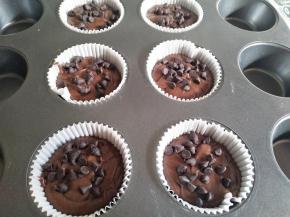 表面撒巧克力豆