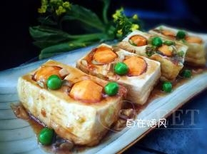 鲜香美味得豆腐海鲜丸就做好了