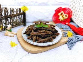 健康的牛肉干。