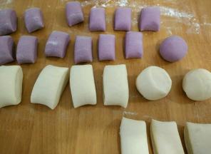 分割成小剂子。