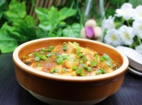 道香辣鲜嫩的豆腐就做好了