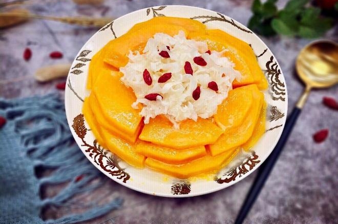 #吉祥年菜#金银满屋福满仓~椰香南瓜