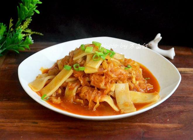 韩式酸菜炒年糕