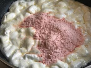 融化后加入奶粉